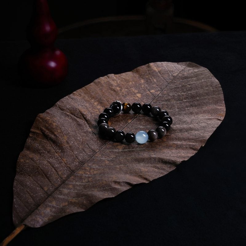 Natural Obsidian Bracelet