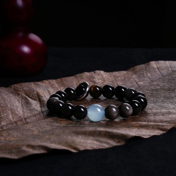 Natural Obsidian Bracelet
