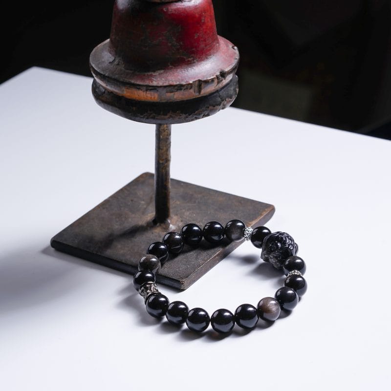 Obsidian bracelet