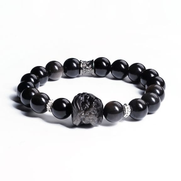 Obsidian bracelet