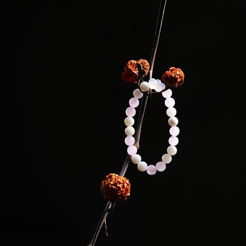 Rose Quartz &Brazilian Moonstone