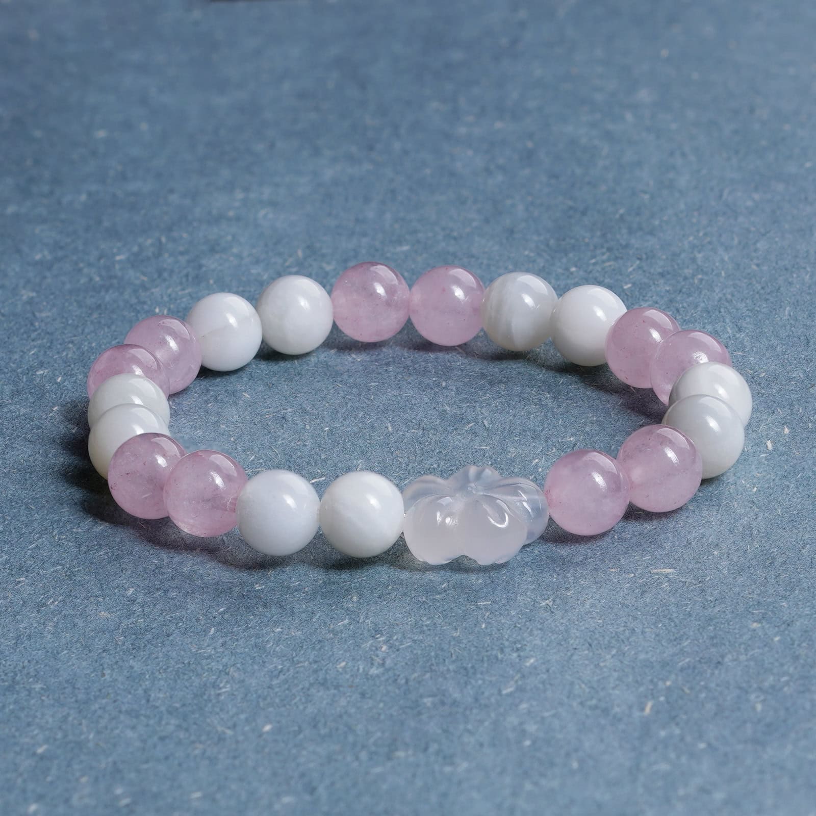 Rose Quartz &Brazilian Moonstone Rose Quartz &Brazilian Moonstone