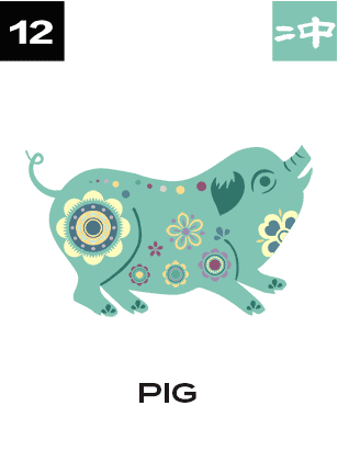 Zodiac sign Pig