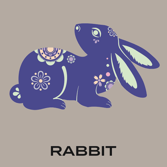 Zodiac sign rabbit