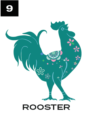 Zodiac sign Rooster