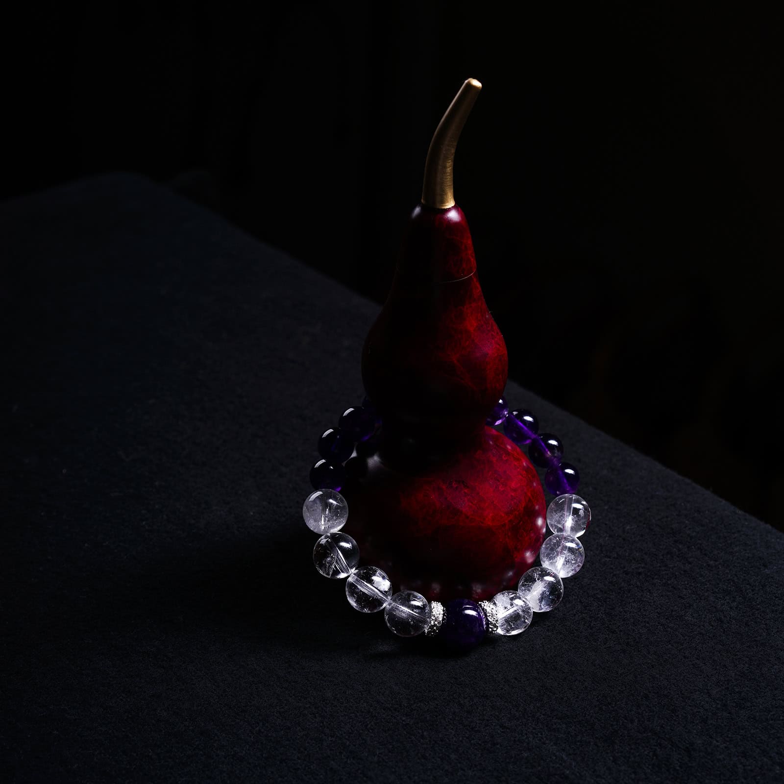 Amethyst&Clear Quartz Bracelet