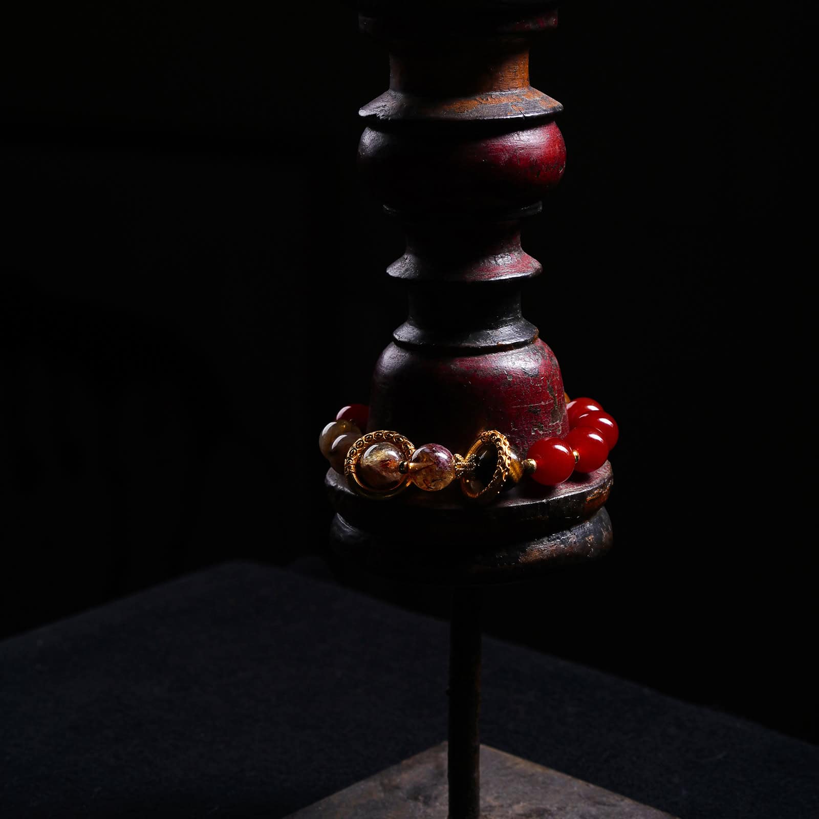 Red Agate&Citrine&Tiger's Eye Bracelet