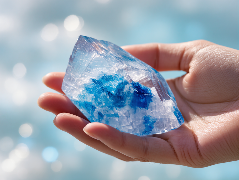 Blue Quartz Crystal